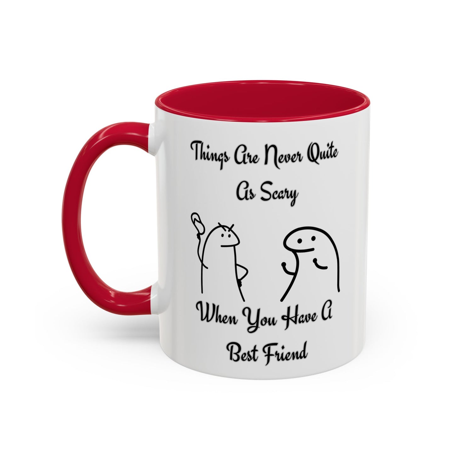Best Friend Coffee Mug, Colorful Friendship Mug, Cute Gift for Friends