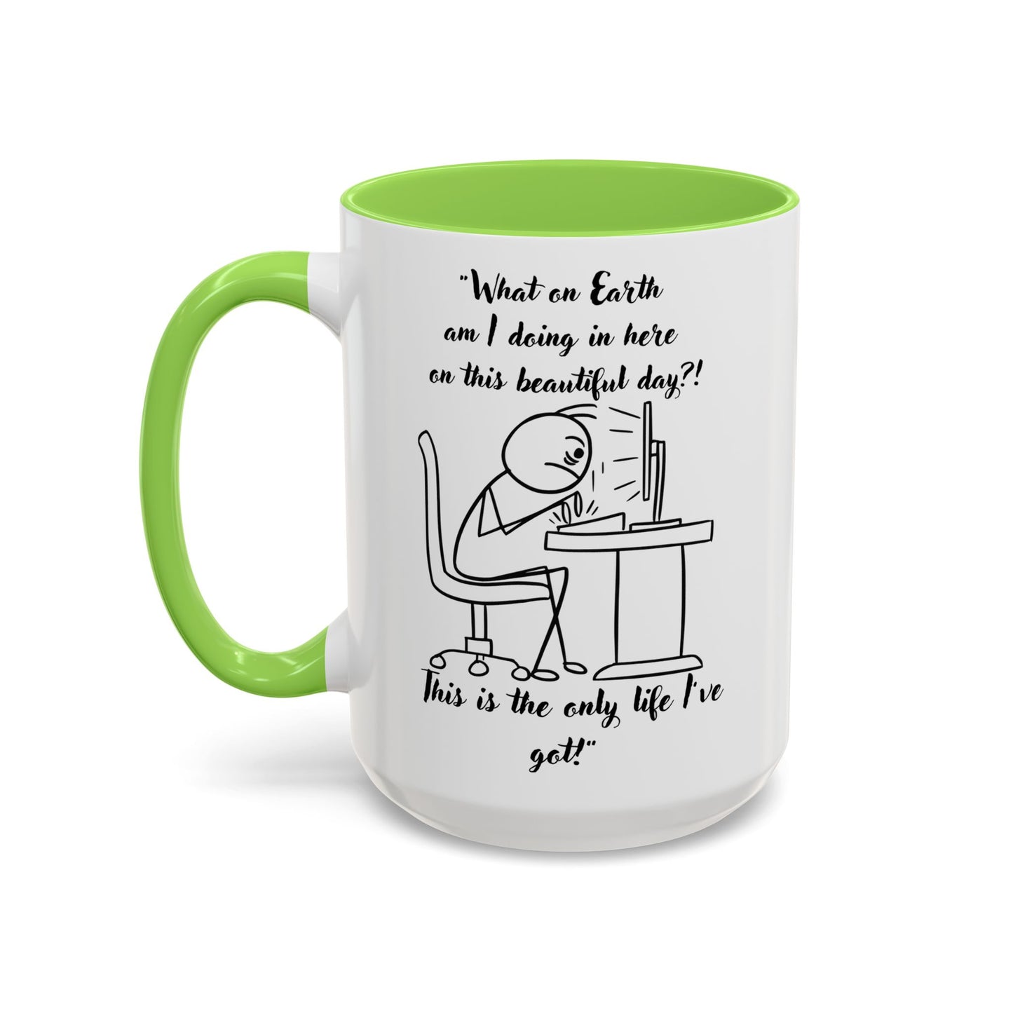What am I doing here Coffee Mug | Fun Gift for Cat Lovers,