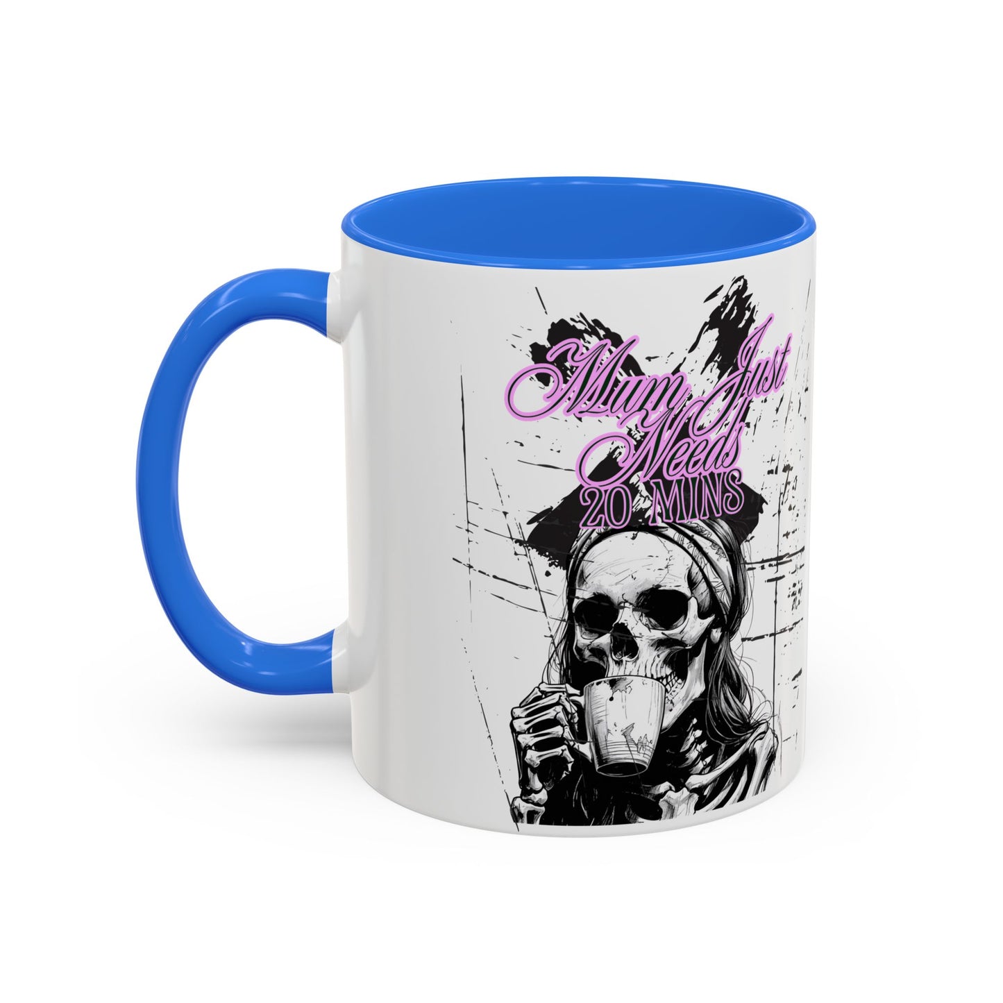 Mum Just Needs 20 min | Perfect for Coffee Lovers, Halloween Decor,