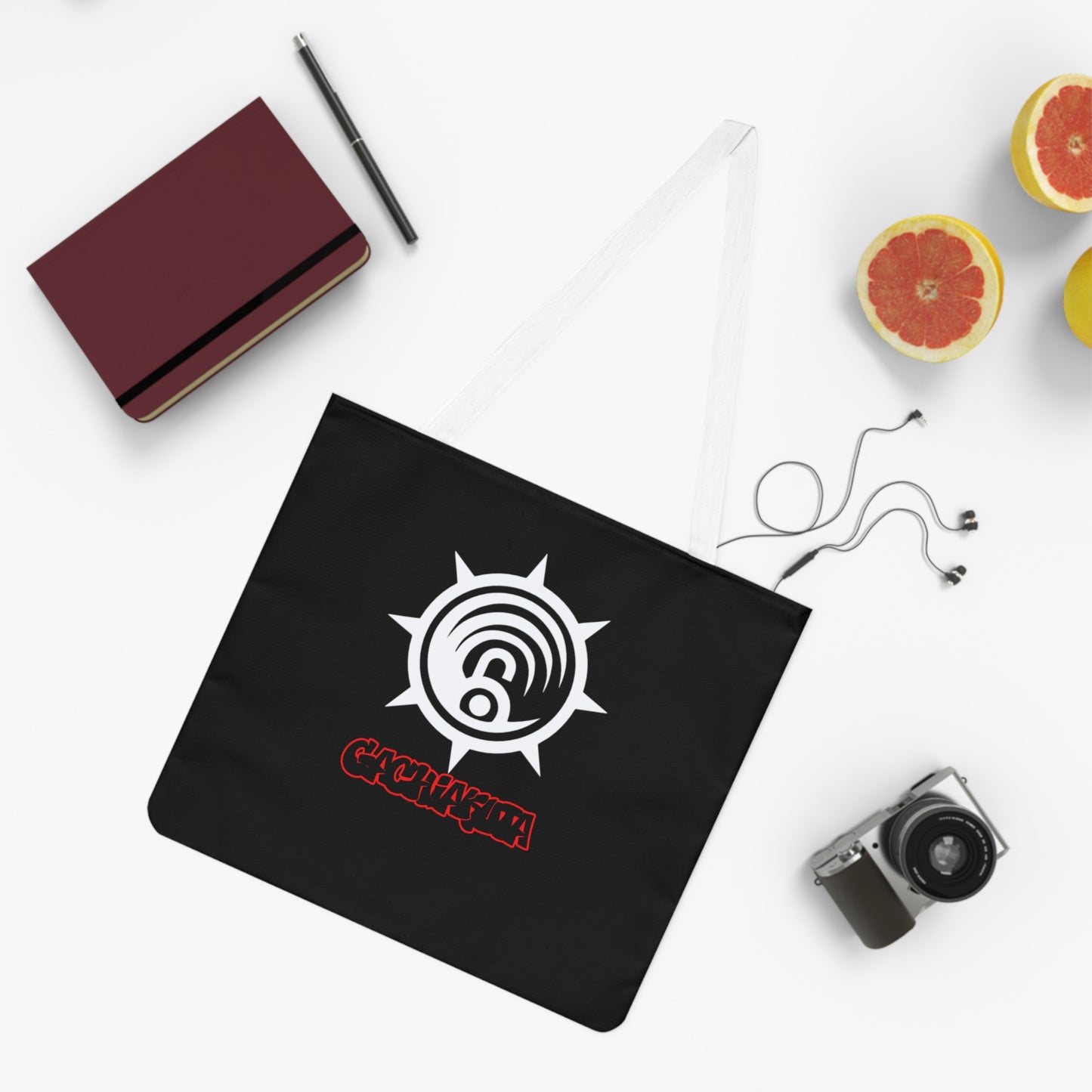 Gachiakuta Anime Face Tote, Black Graphic Shoulder Bag  Gothic Manga Art