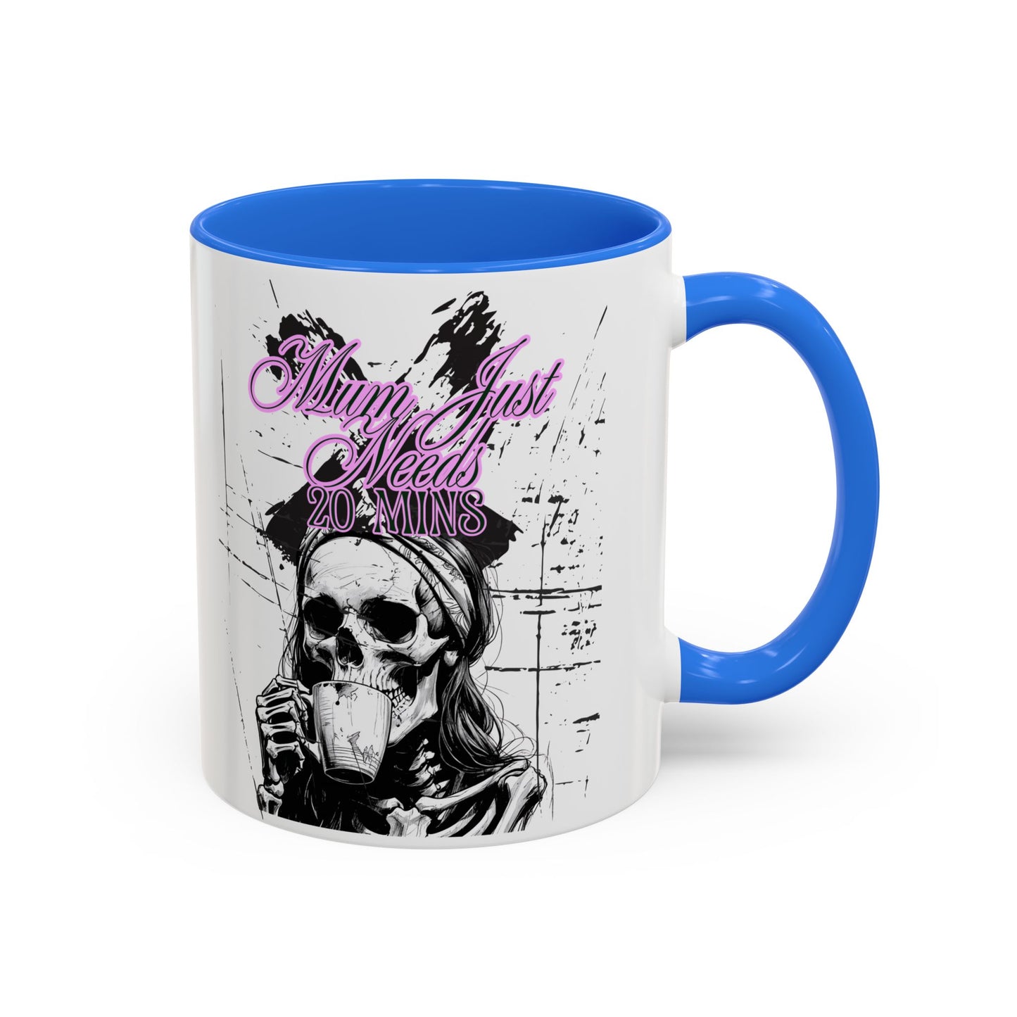 Mum Just Needs 20 min | Perfect for Coffee Lovers, Halloween Decor,