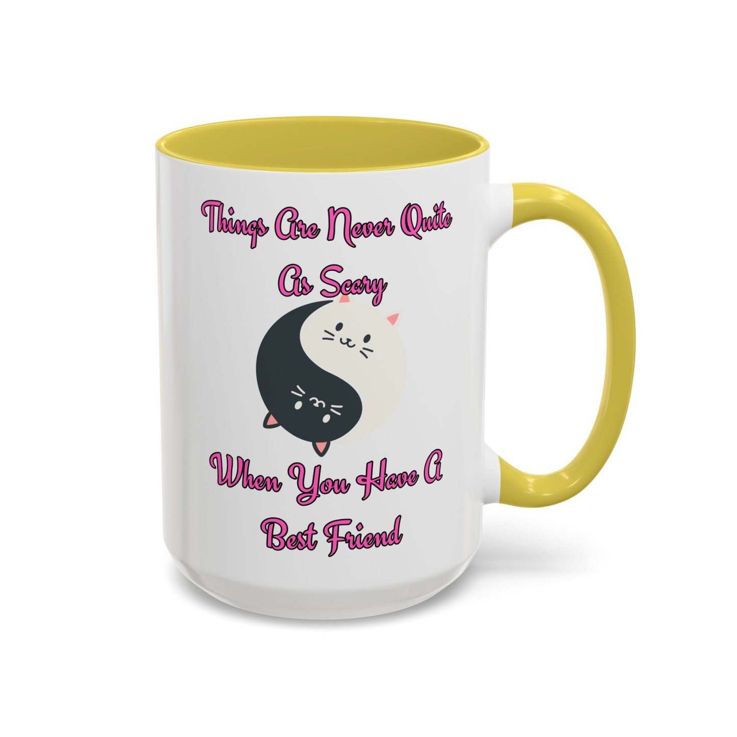 Cute Best Friend Coffee Mug | Colorful Ceramic Mug for Friendship | Gift for Besties, Birthdays, Friendship Day, Cute Mug