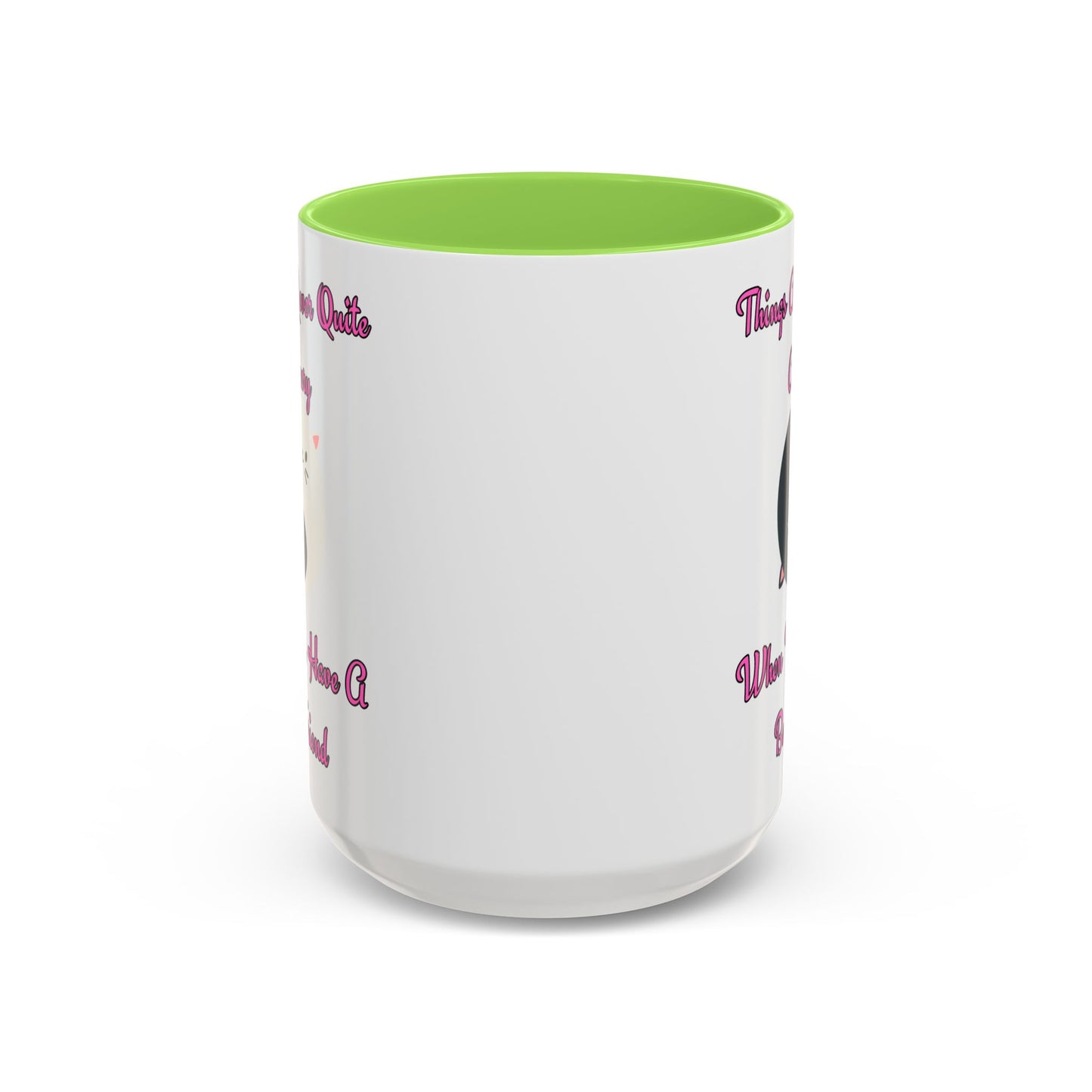 Cute Best Friend Coffee Mug Colorful Ceramic Mug for Friendship