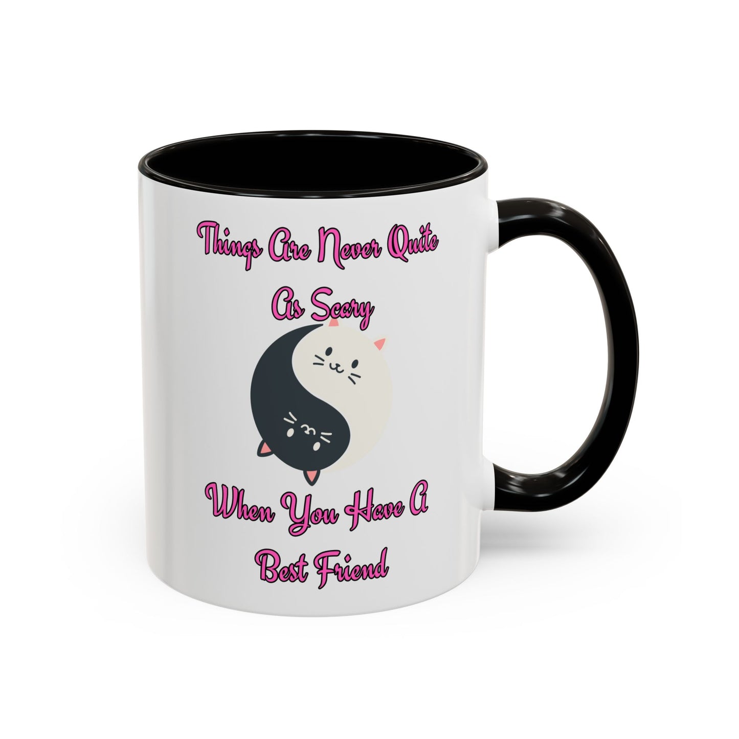 Cute Best Friend Coffee Mug | Colorful Ceramic Mug for Friendship | Gift for Besties, Birthdays, Friendship Day, Cute Mug