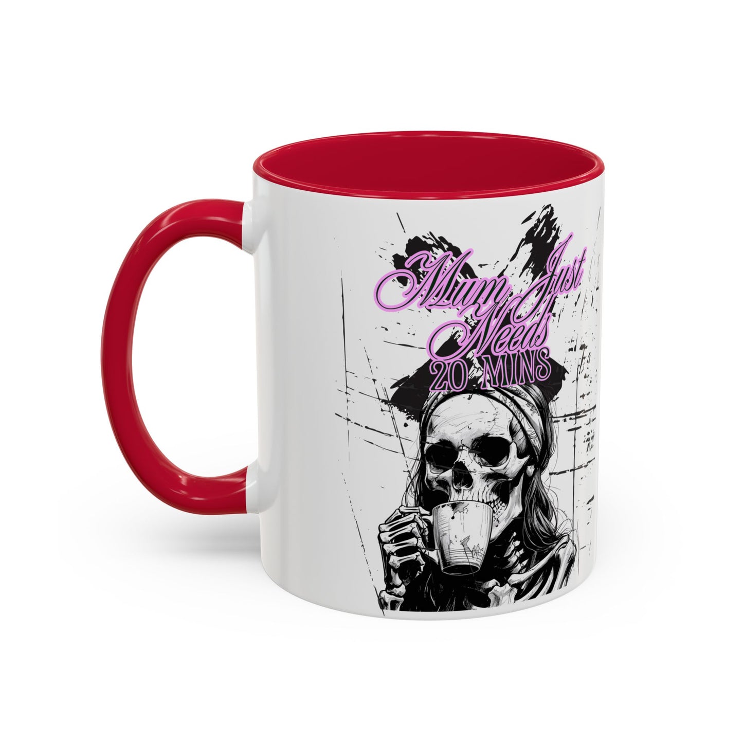 Mum Just Needs 20 min | Perfect for Coffee Lovers, Halloween Decor,