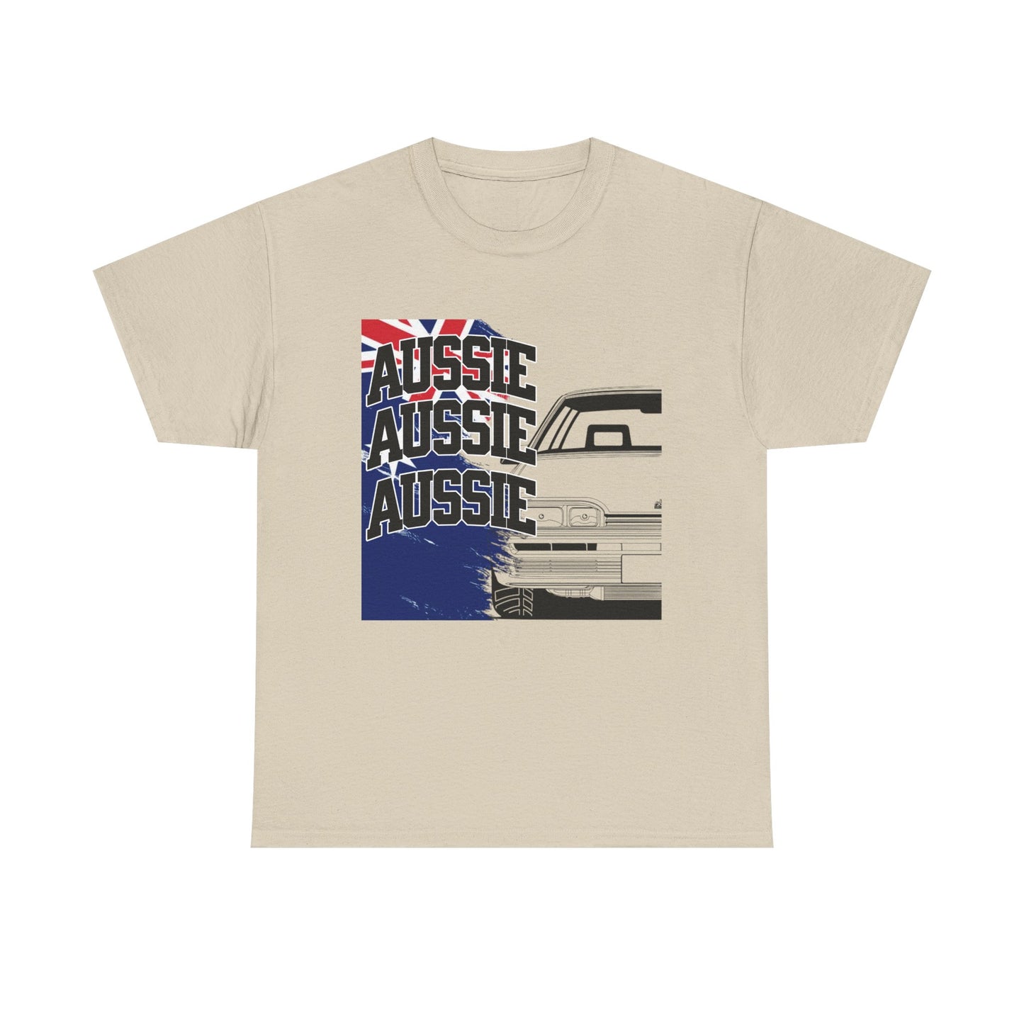 Aussie Aussie Aussie Tee — Australian Flag Retro Graphic T‑Shirt