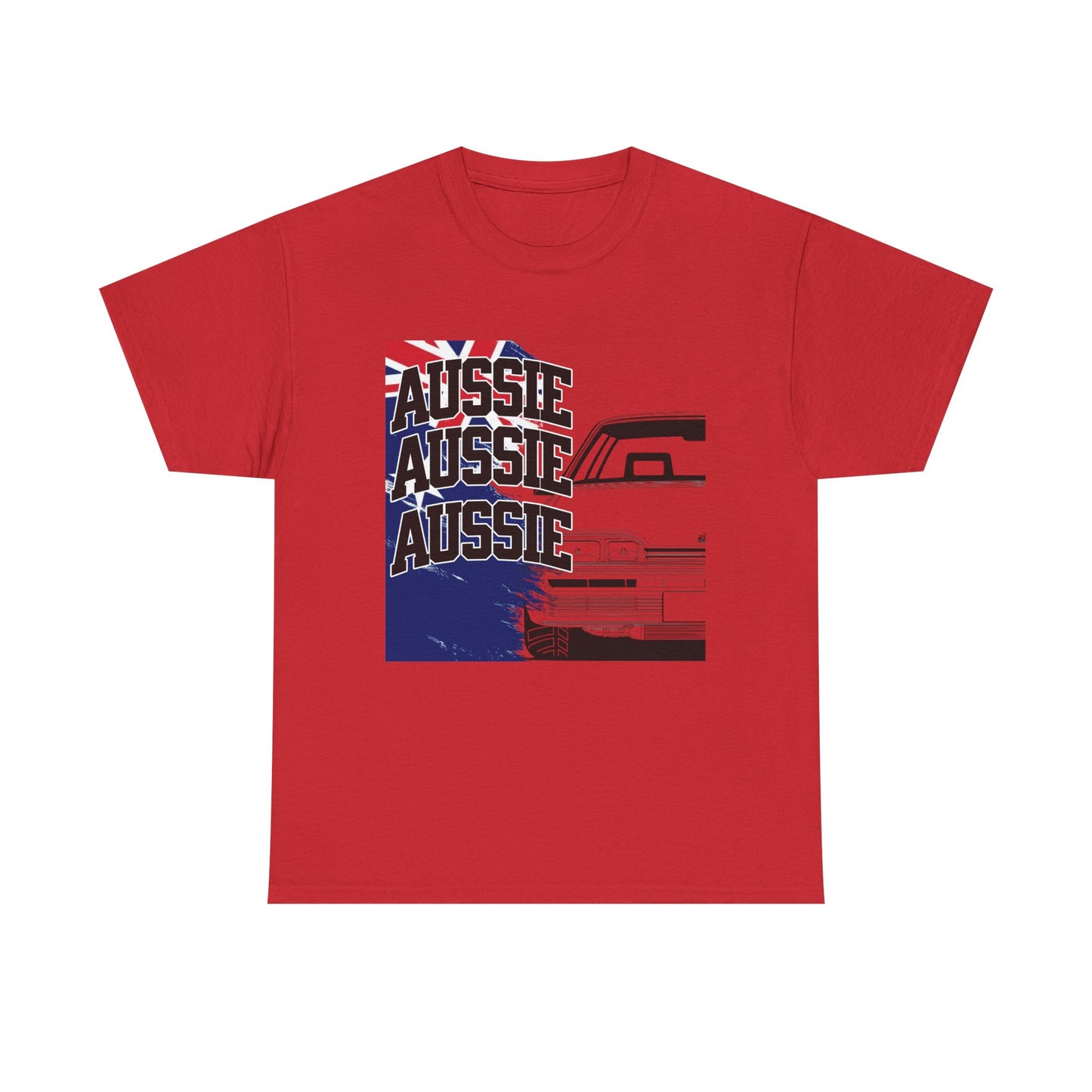 Aussie Aussie Aussie Tee — Australian Flag Retro Graphic T‑Shirt