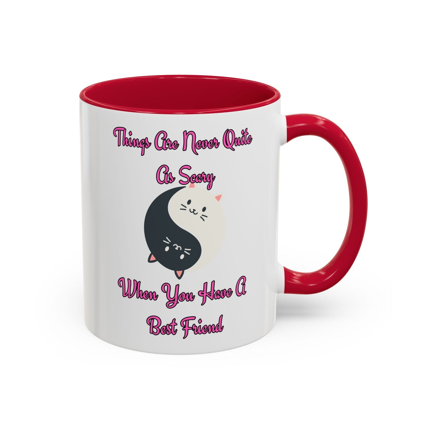 Cute Best Friend Coffee Mug | Colorful Ceramic Mug for Friendship | Gift for Besties, Birthdays, Friendship Day, Cute Mug