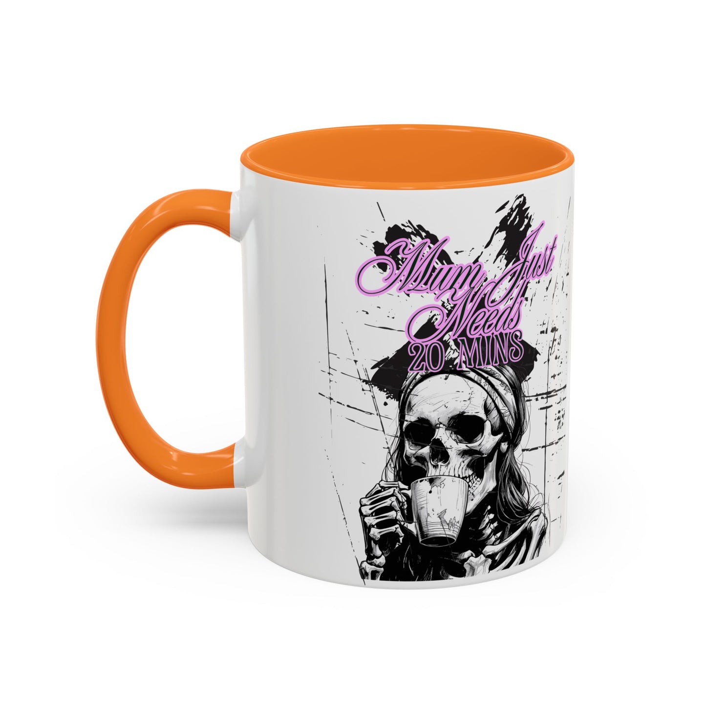 Mum Just Needs 20 min | Perfect for Coffee Lovers, Halloween Decor,