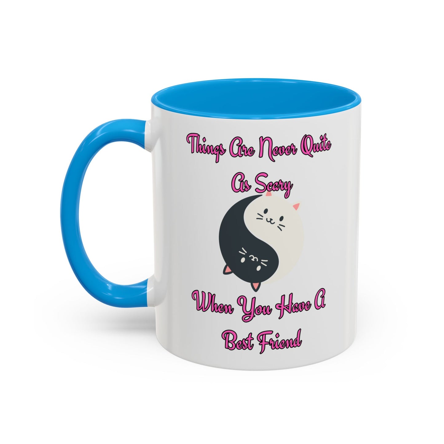 Cute Best Friend Coffee Mug | Colorful Ceramic Mug for Friendship | Gift for Besties, Birthdays, Friendship Day, Cute Mug