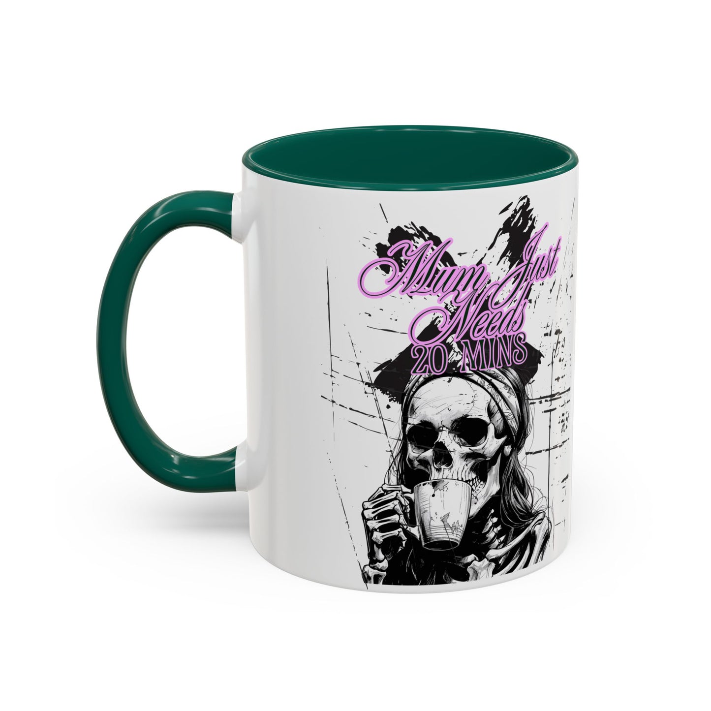 Mum Just Needs 20 min | Perfect for Coffee Lovers, Halloween Decor,