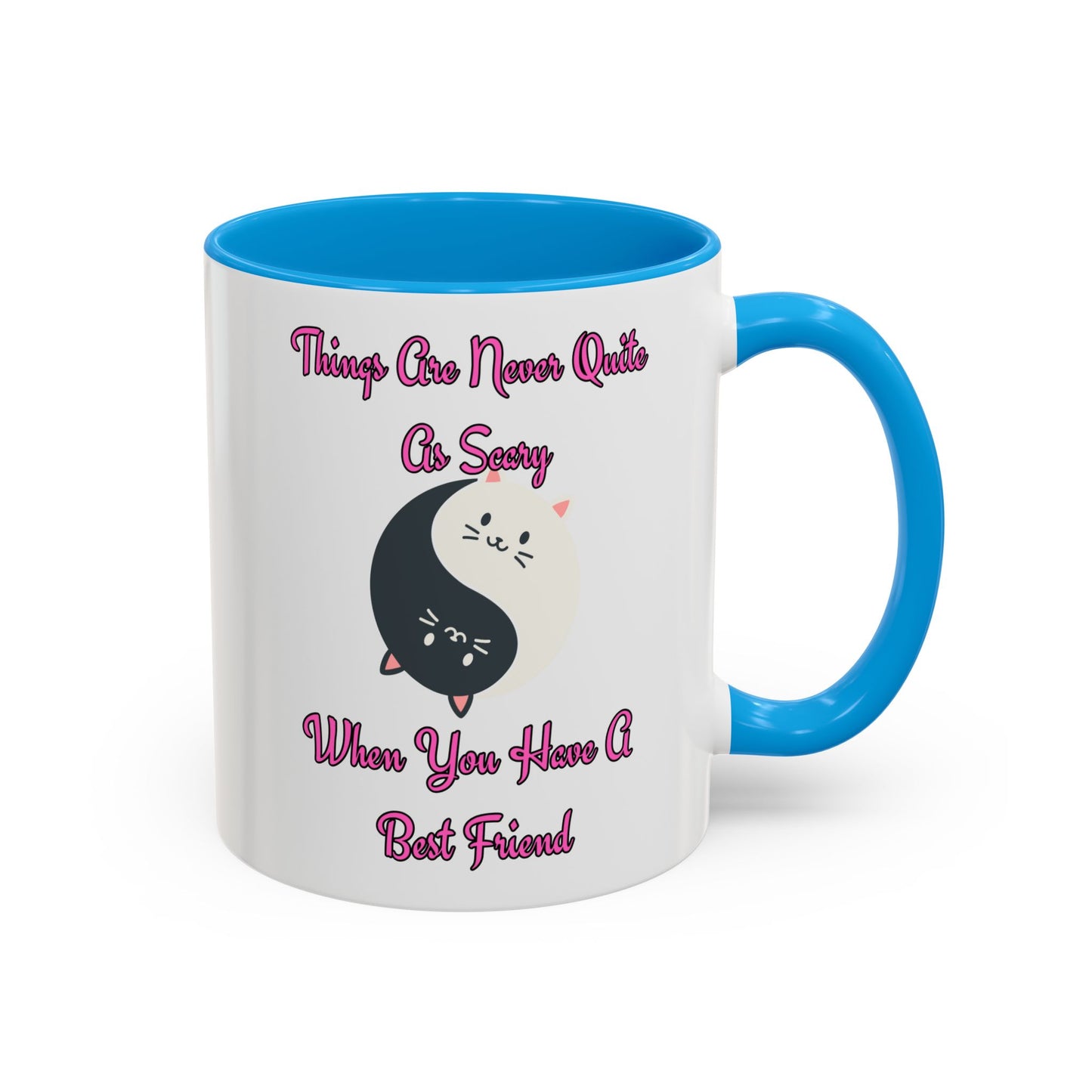 Cute Best Friend Coffee Mug Colorful Ceramic Mug for Friendship