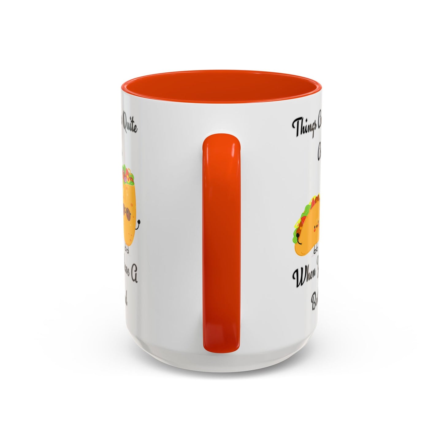 Best Friend Taco Mugs, Colorful Coffee Cups, Cute Gift for Friends