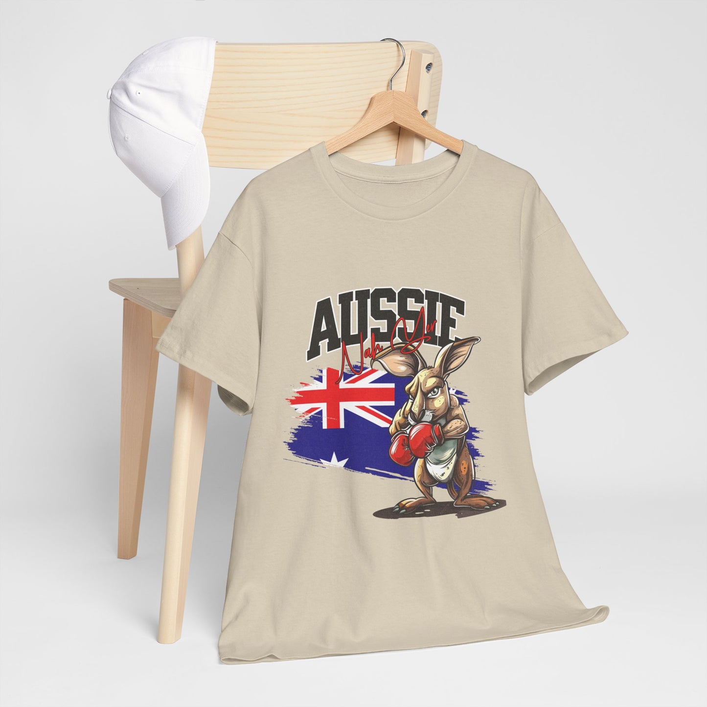 Aussie Boxing Kangaroo T-Shirt – Australian Flag Graphic Tee