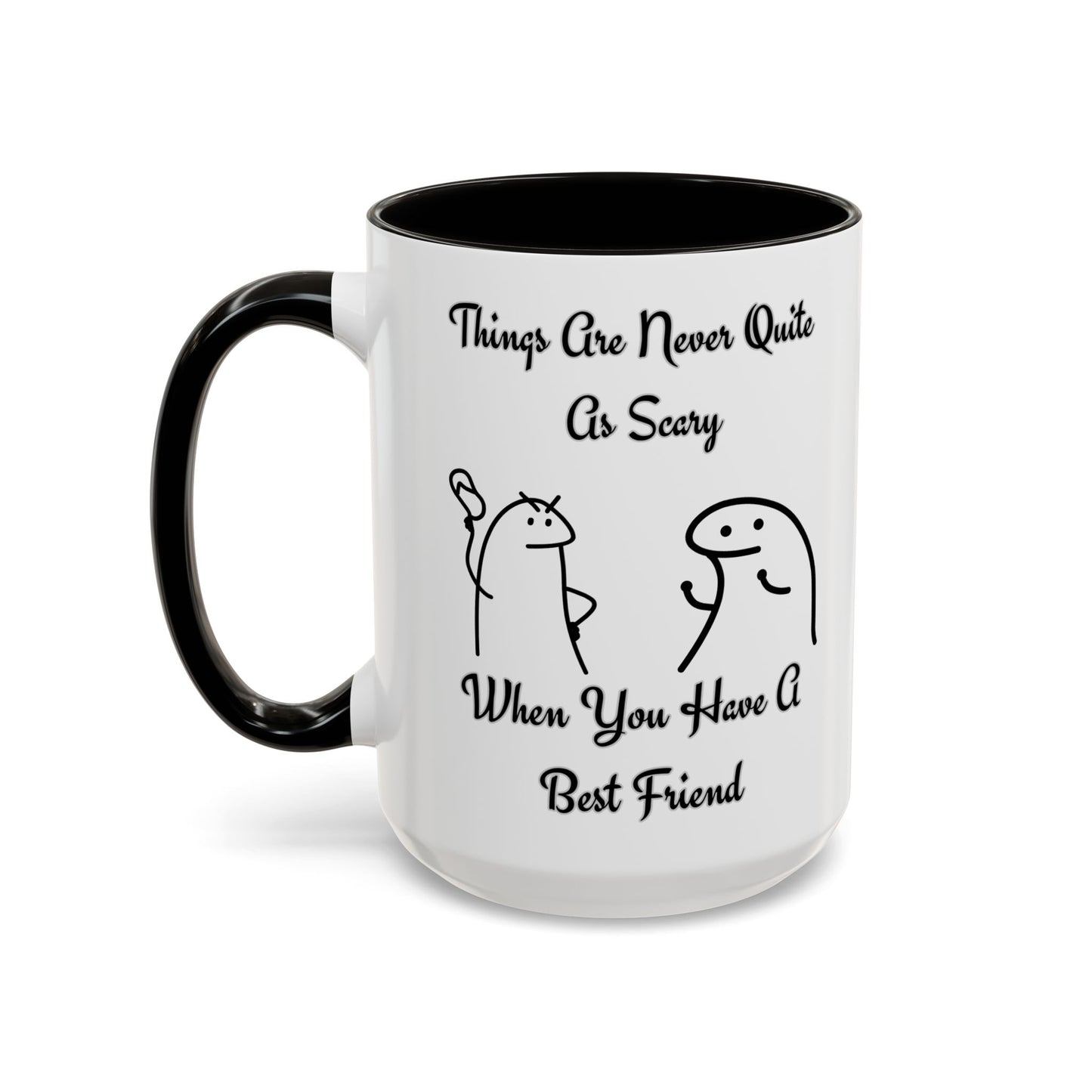 Best Friend Coffee Mug, Colorful Friendship Mug, Cute Gift for Friends