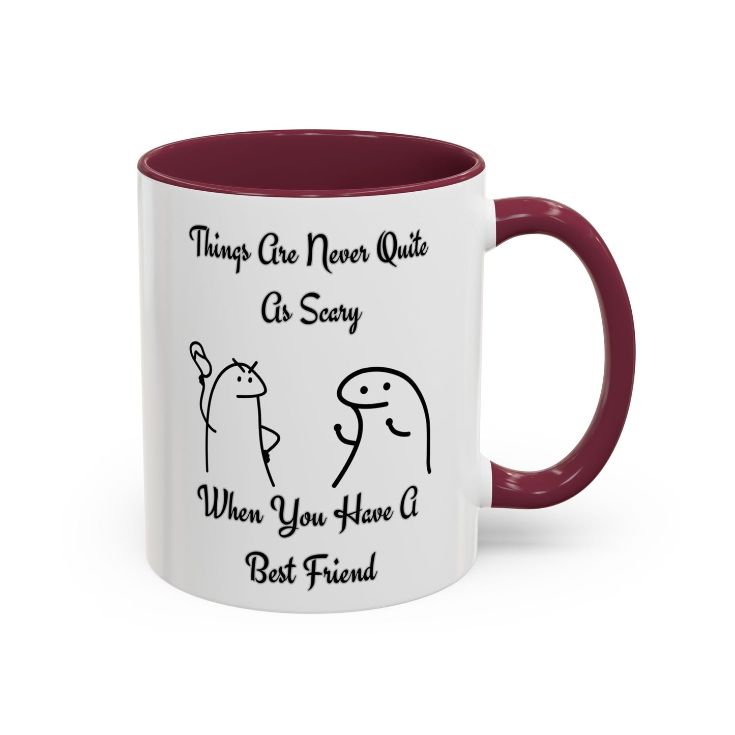 Best Friend Coffee Mug, Colorful Friendship Mug, Cute Gift for Friends