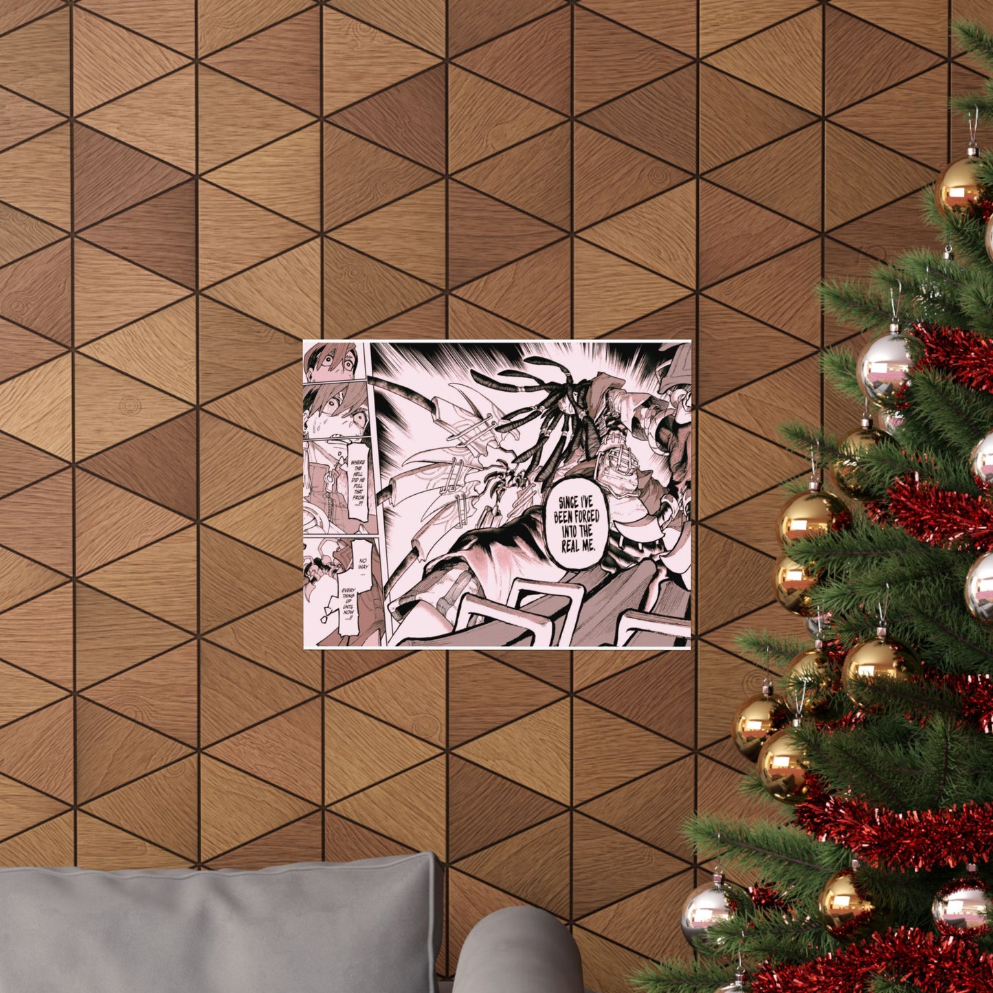 Gachiakuta Manga Action Scene Matte Horizontal Poster Anime Comic Panel Wall Art