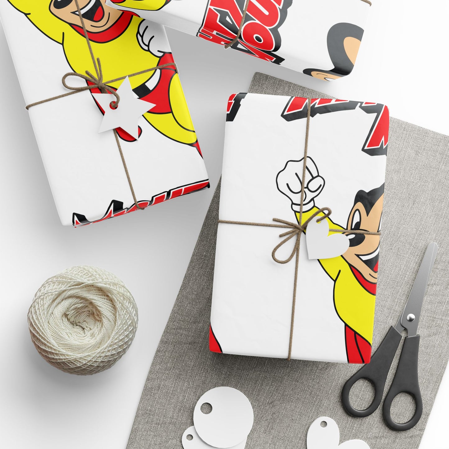 Flaming Taco Wrapping Paper Roll — Fun Fiesta Gift Wrap