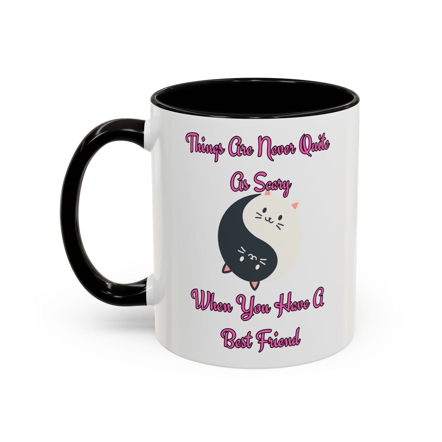 Cute Best Friend Coffee Mug | Colorful Ceramic Mug for Friendship | Gift for Besties, Birthdays, Friendship Day, Cute Mug
