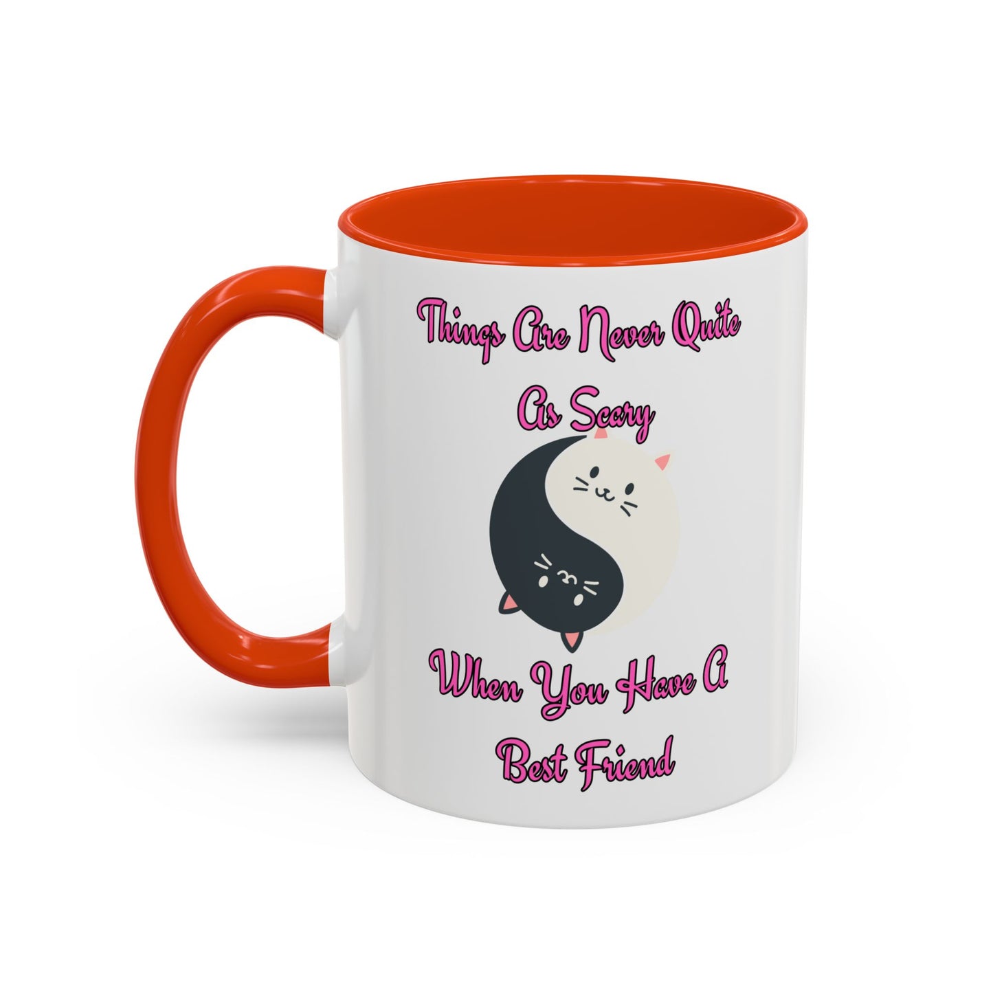 Cute Best Friend Coffee Mug Colorful Ceramic Mug for Friendship