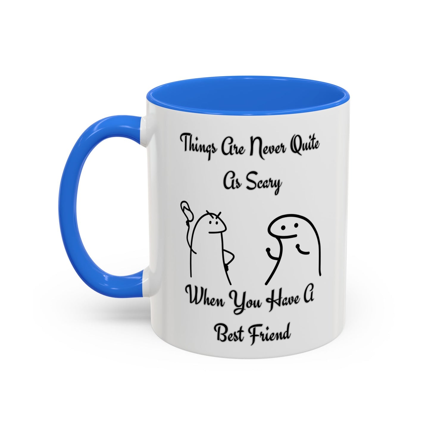 Best Friend Coffee Mug, Colorful Friendship Mug, Cute Gift for Friends