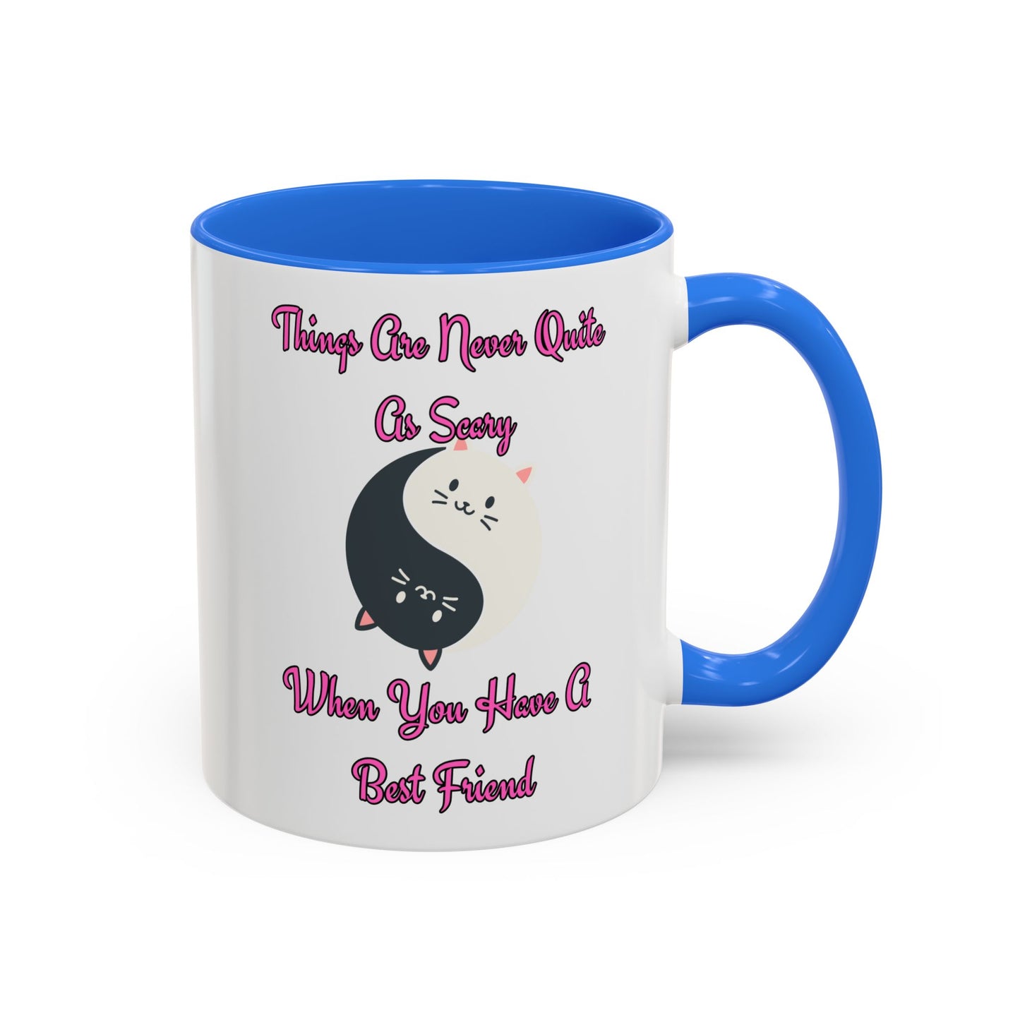 Cute Best Friend Coffee Mug | Colorful Ceramic Mug for Friendship | Gift for Besties, Birthdays, Friendship Day, Cute Mug