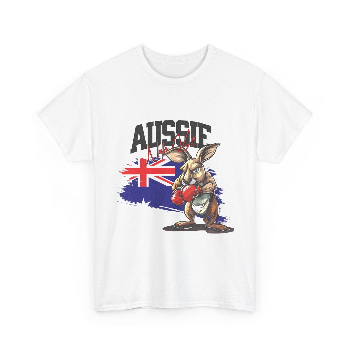 Aussie Boxing Kangaroo T-Shirt – Australian Flag Graphic Tee