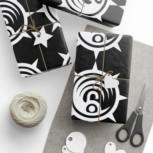 Gachiakuta Wrapping Papers | Black and White Gift Wrap Roll