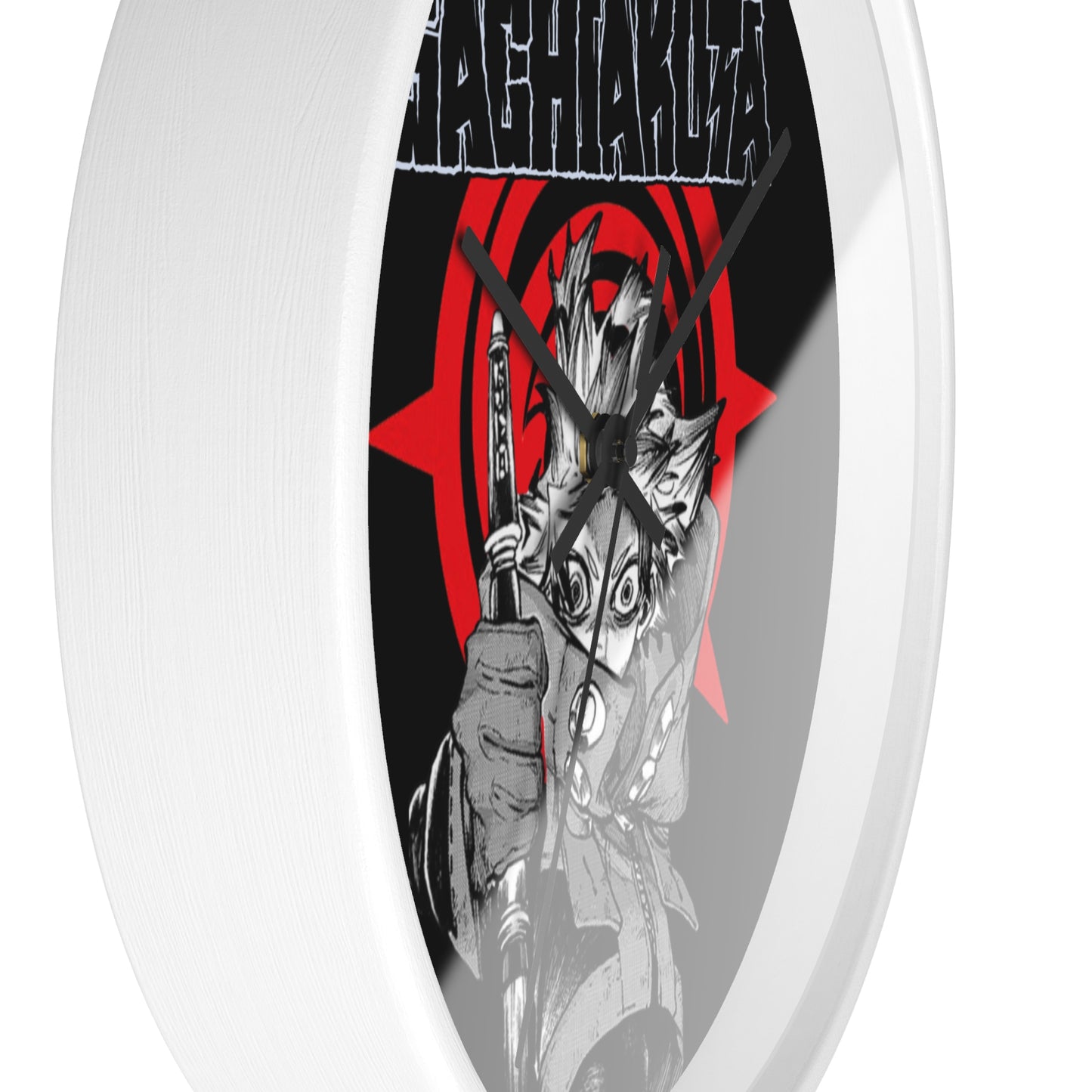 Gachiakuta Anime Character Wall Clock | Red Target Graphic, Manga Style