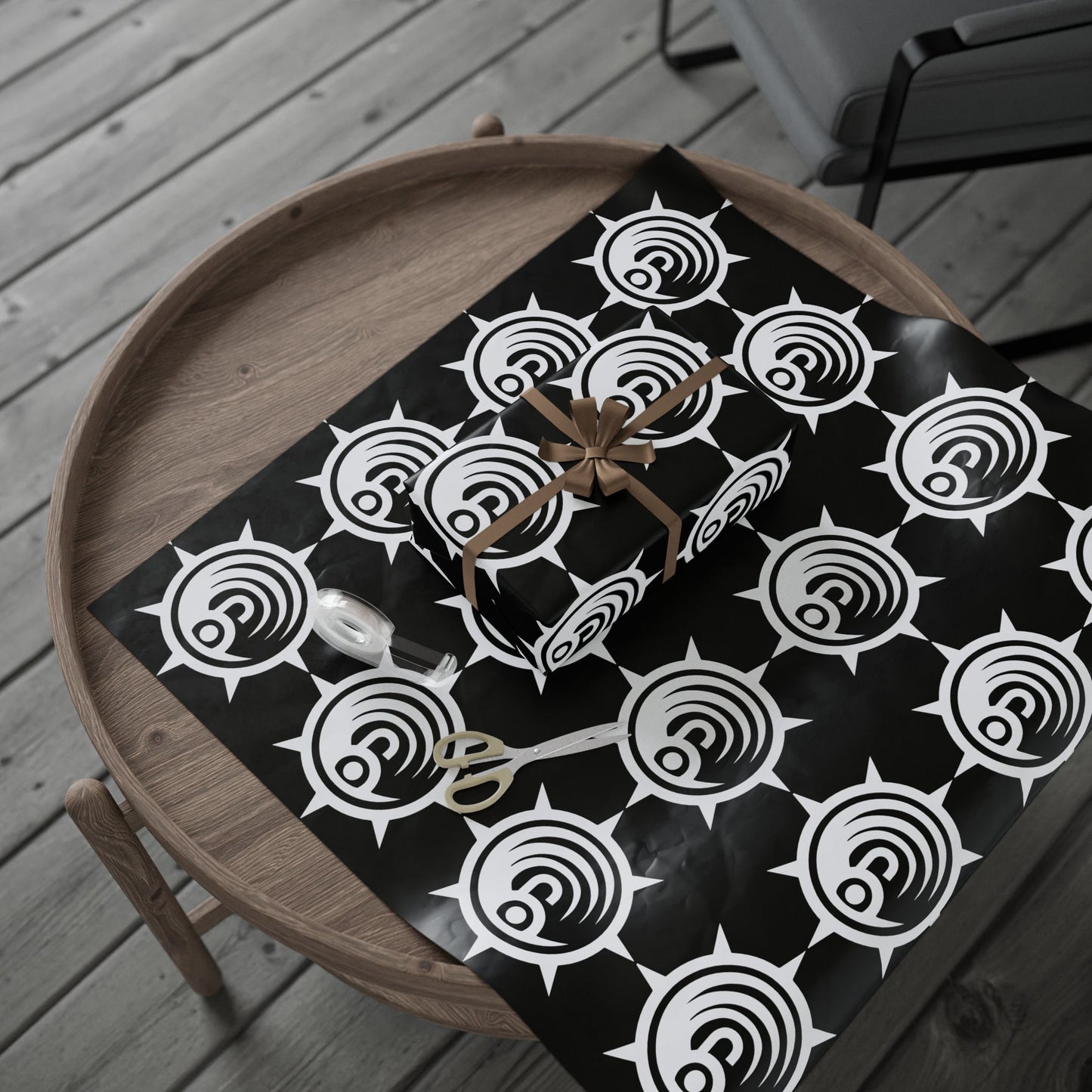 Gachiakuta Wrapping Papers | Black and White Gift Wrap Roll