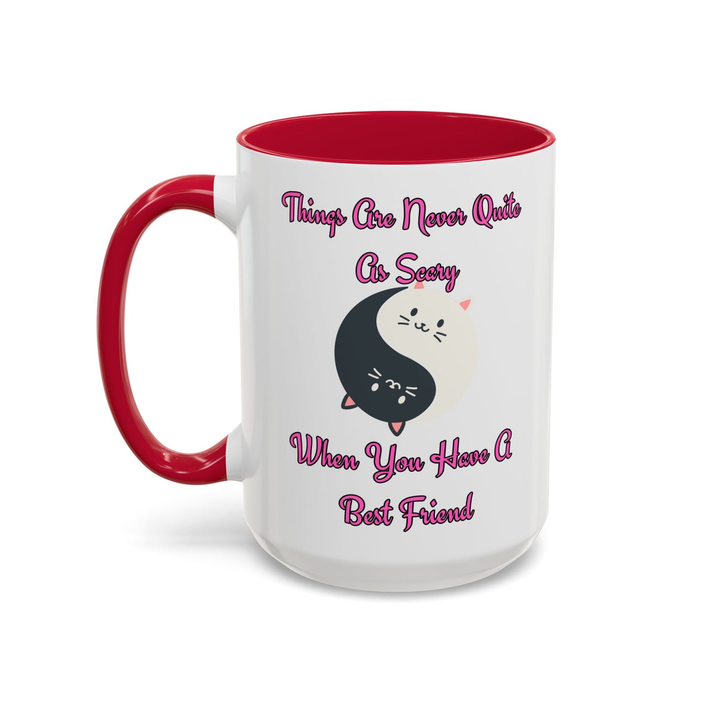 Cute Best Friend Coffee Mug Colorful Ceramic Mug for Friendship