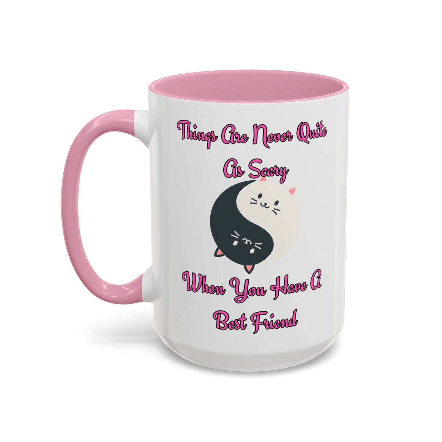 Cute Best Friend Coffee Mug Colorful Ceramic Mug for Friendship