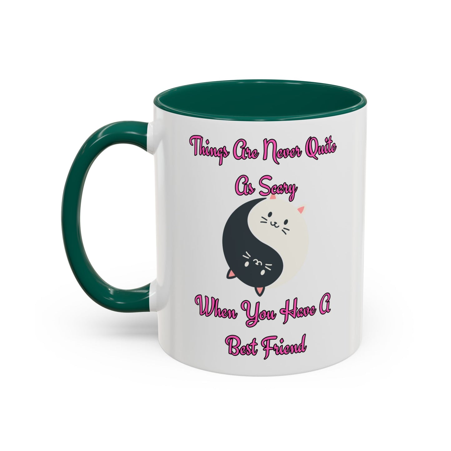 Cute Best Friend Coffee Mug | Colorful Ceramic Mug for Friendship | Gift for Besties, Birthdays, Friendship Day, Cute Mug