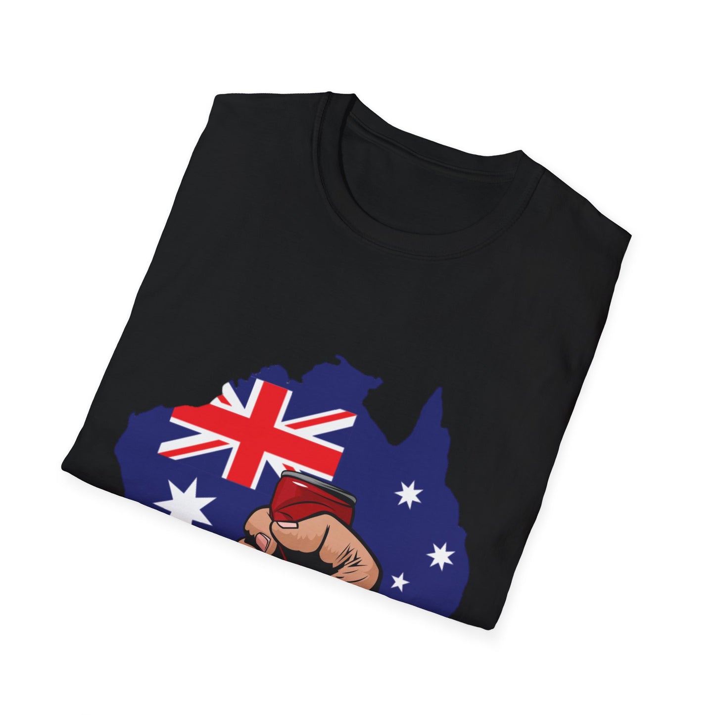 Australia Fist Flag T-Shirt — Patriotic Aussie Pride Tee