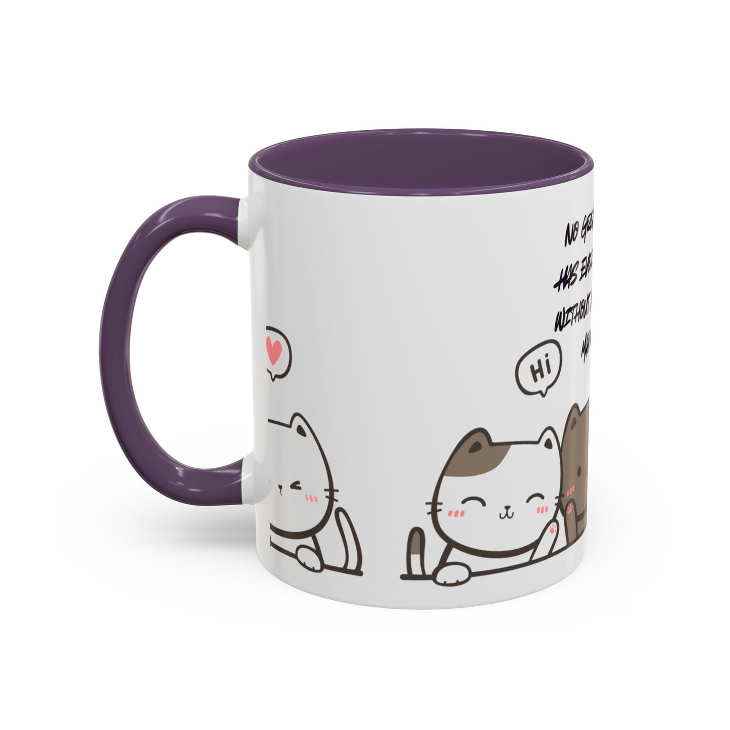 Cute Cat Quote Coffee Mug, Cat Lover Gift, Fun Kitchen Decor, Office Mug,