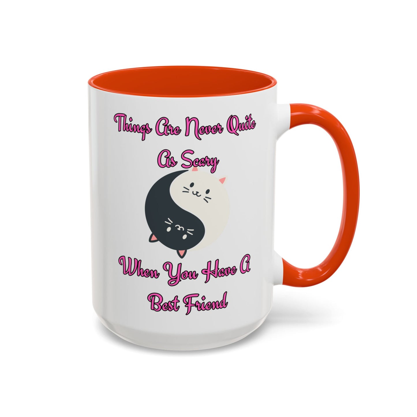 Cute Best Friend Coffee Mug Colorful Ceramic Mug for Friendship