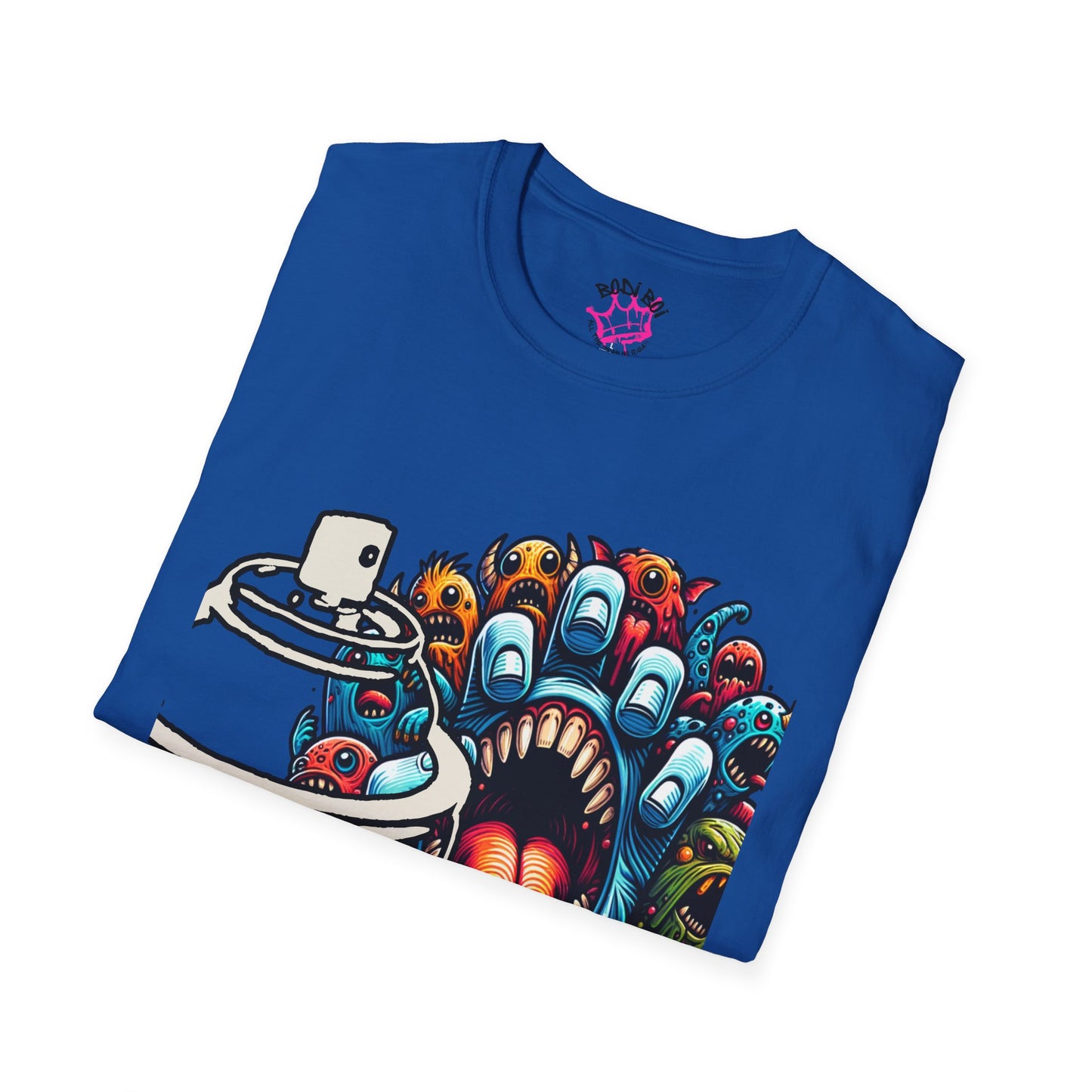Graffiti Monster T-Shirt — 'Art Meant to Be Seen' Colorful Street Art Tee