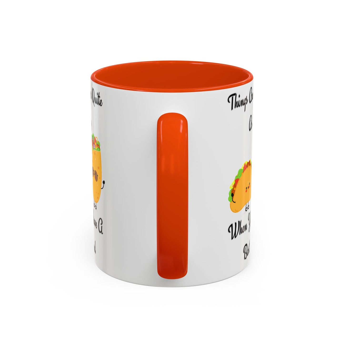 Best Friend Taco Mugs, Colorful Coffee Cups, Cute Gift for Friends
