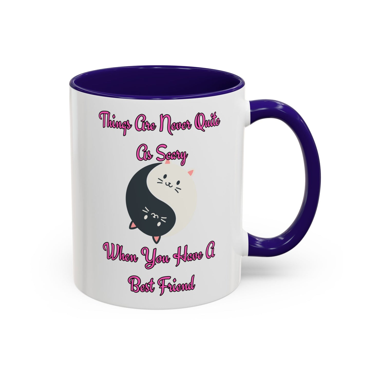 Cute Best Friend Coffee Mug | Colorful Ceramic Mug for Friendship | Gift for Besties, Birthdays, Friendship Day, Cute Mug