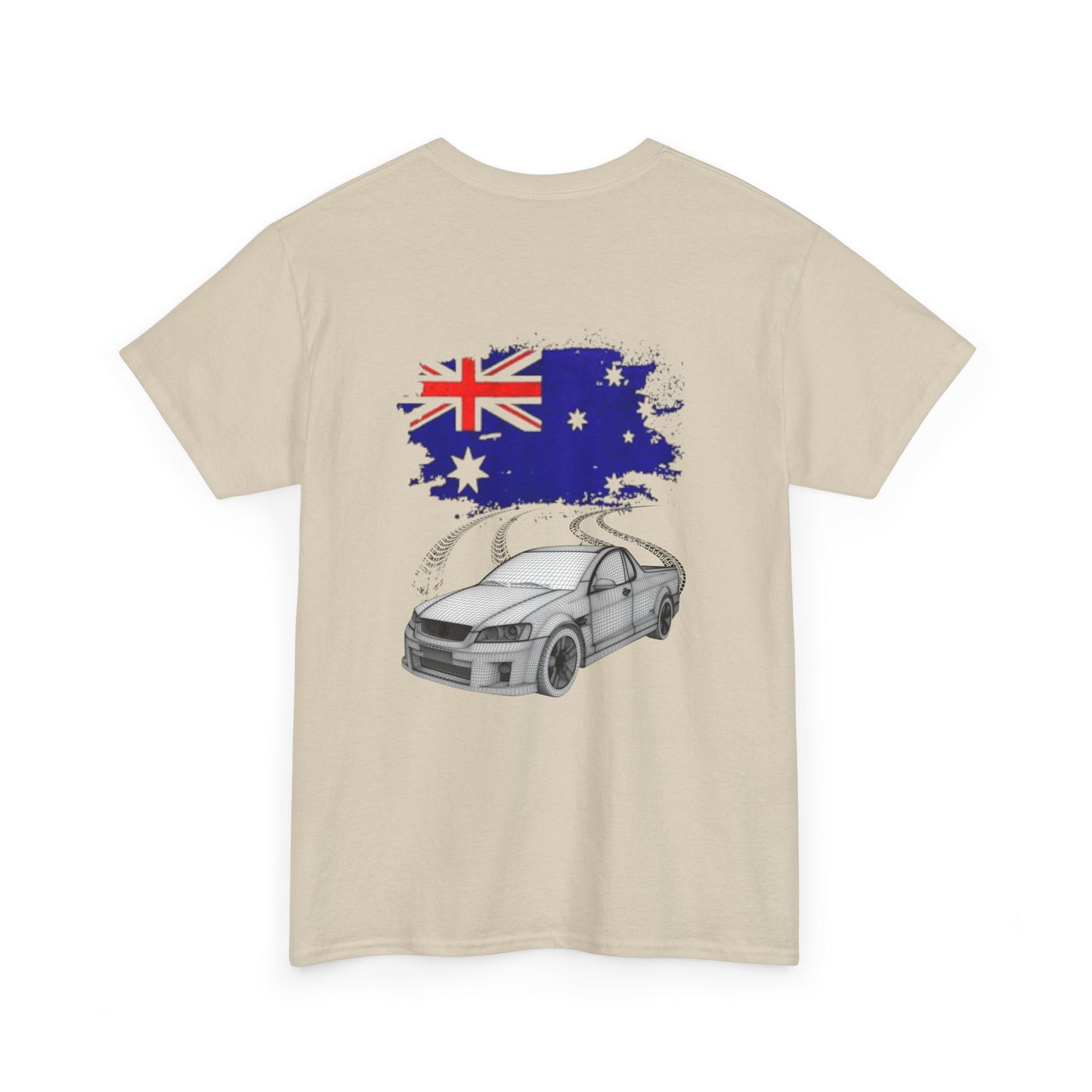 Aussie Car Lover Unisex Heavy Cotton Tee, Car Enthusiast T-Shirt, Aussie Pride Shirt, Automotive Gift, Casual Wear Tee
