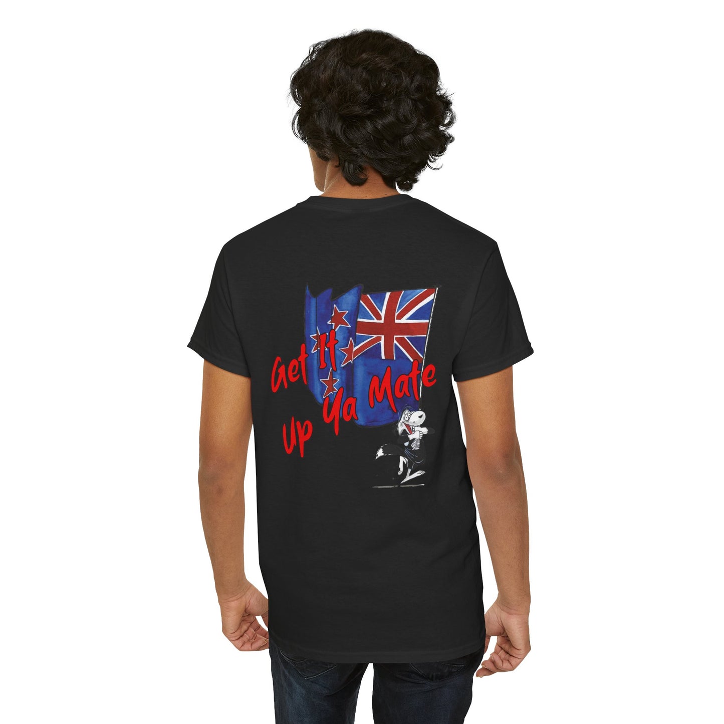 Get It Up Ya Mate T‑Shirt – Retro Aussie Flag Graphic Tee
