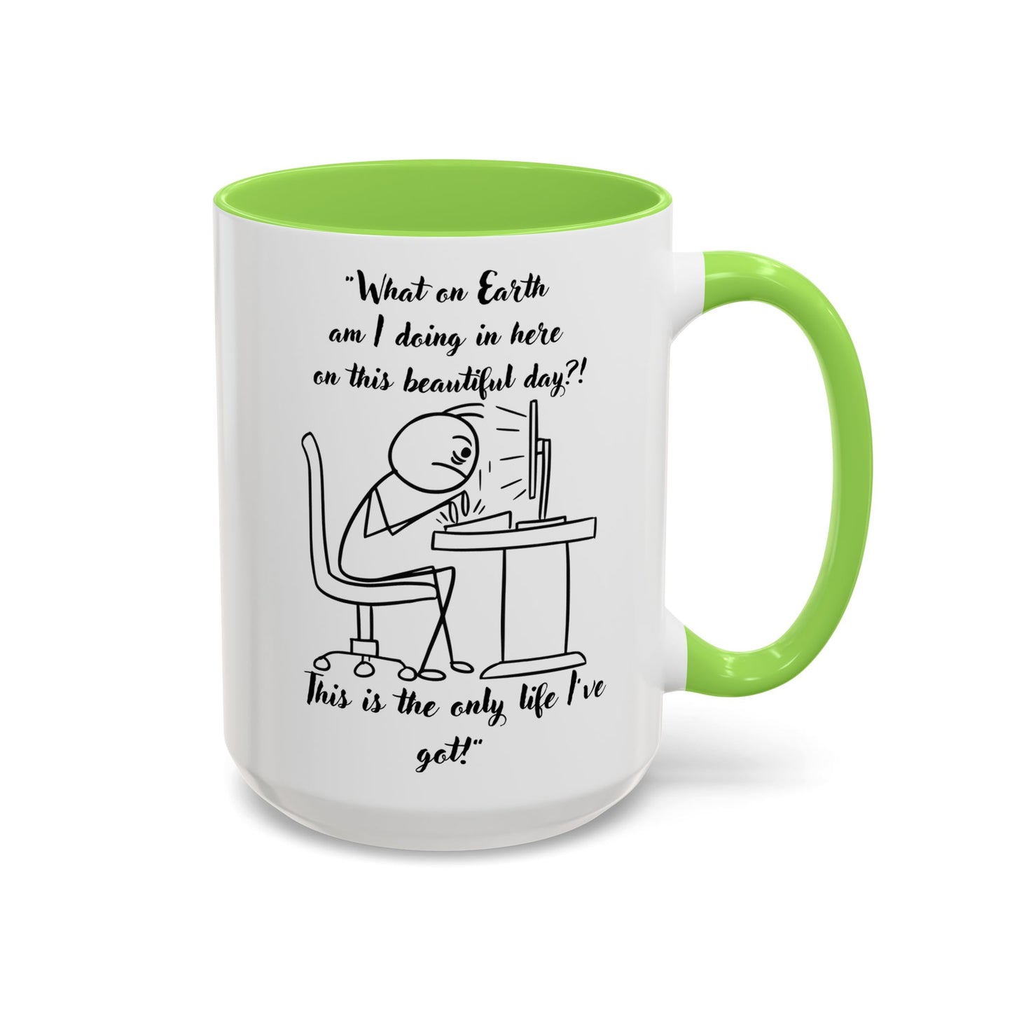 What am I doing here Coffee Mug | Fun Gift for Cat Lovers,
