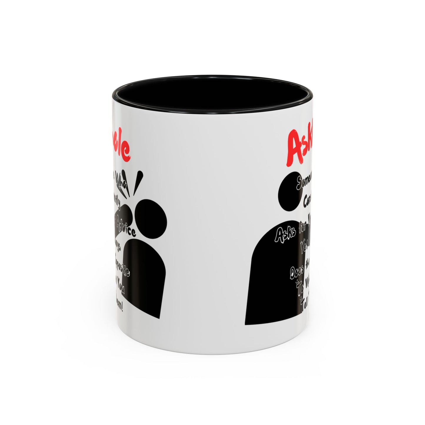 Humorous Askhole Coffee Mug, Funny Gift for Askholes, Quirky Tea Mug, Gift for Friends, Office Humor Mug