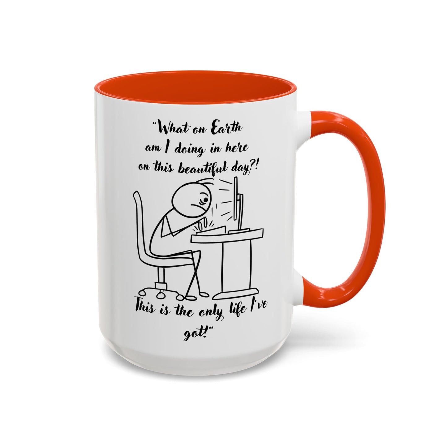 What am I doing here Coffee Mug | Fun Gift for Cat Lovers,