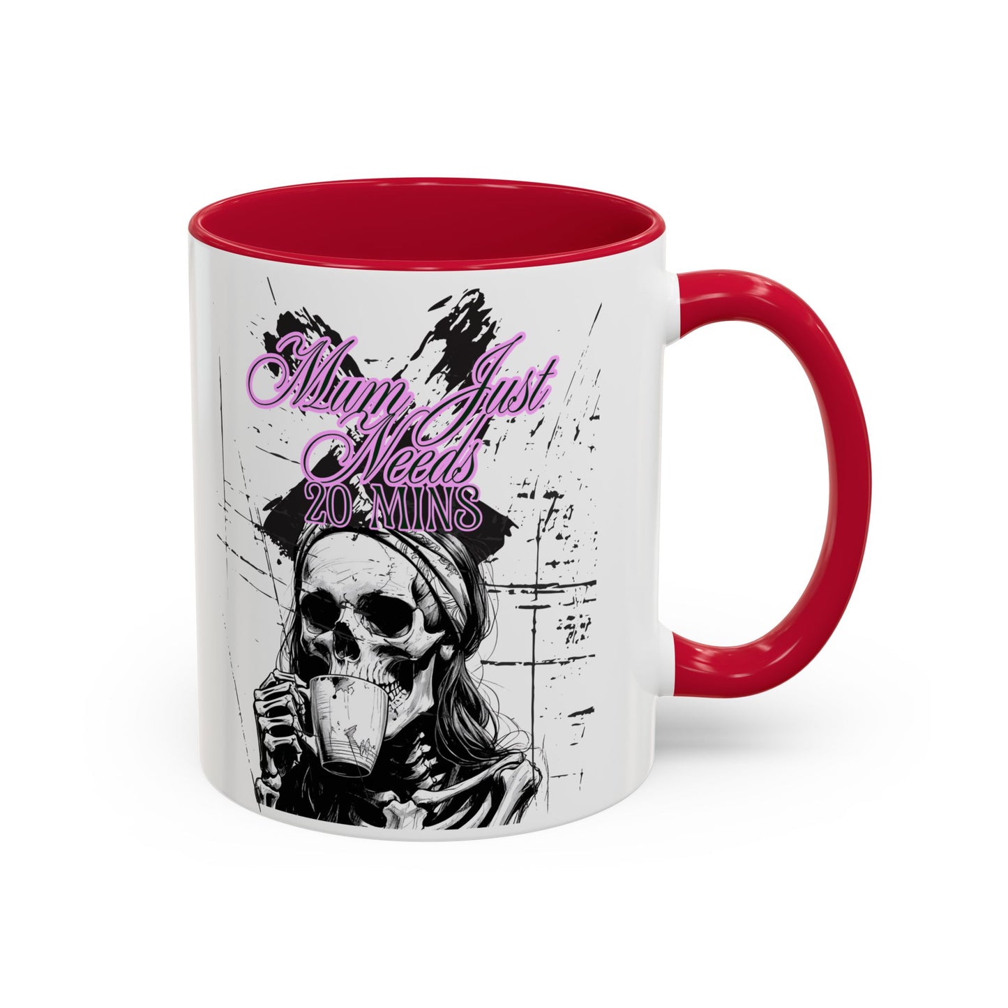 Mum Just Needs 20 min | Perfect for Coffee Lovers, Halloween Decor,