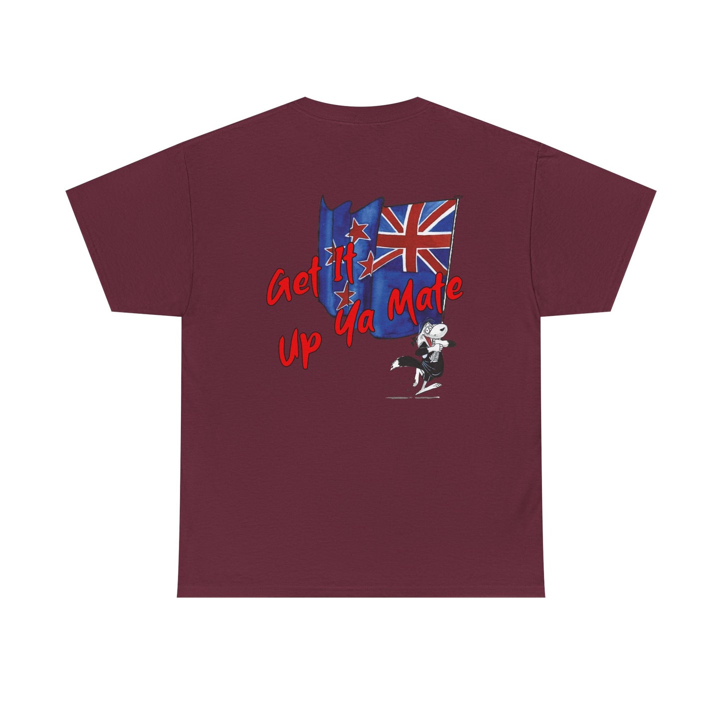 Get It Up Ya Mate T‑Shirt – Retro Aussie Flag Graphic Tee