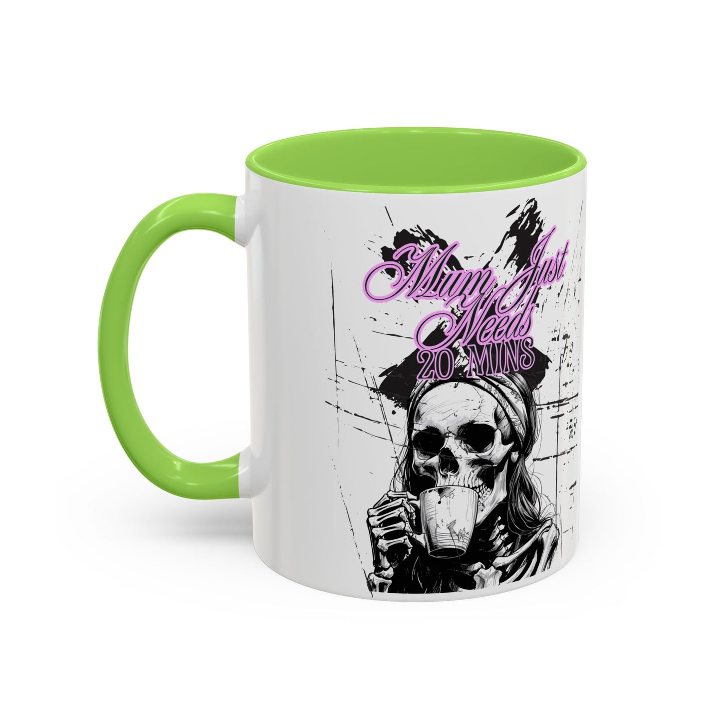 Mum Just Needs 20 min | Perfect for Coffee Lovers, Halloween Decor,