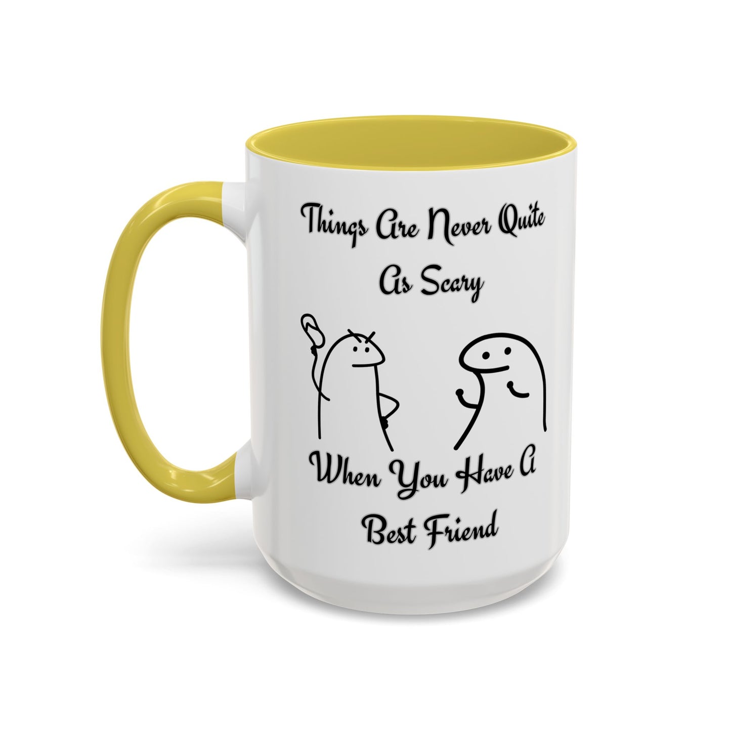 Best Friend Coffee Mug, Colorful Friendship Mug, Cute Gift for Friends