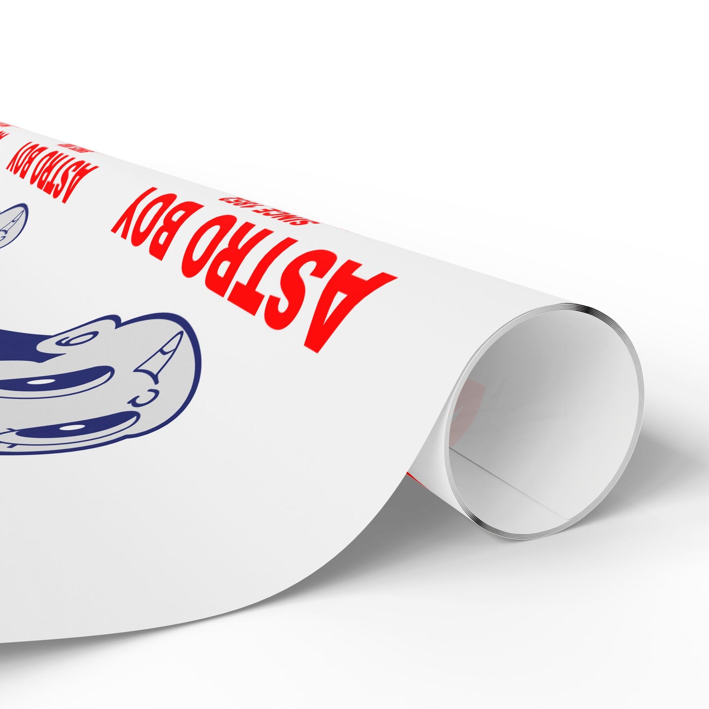 Astro Boy Retro Logo Wrapping Paper — Japanese Anime Gift Wrap