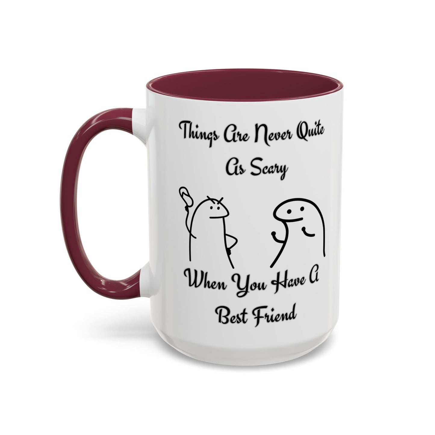 Best Friend Coffee Mug, Colorful Friendship Mug, Cute Gift for Friends